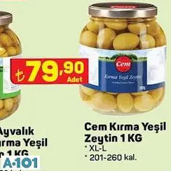 CEM KIRMA YEŞİL ZEYTİN CEM KIRMA YEŞİL ZEYTİN